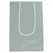 モダンセイジ ブライズメイド プラン ギフトバッグ (裏面)