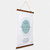 モダンセラピストスタイリストスパミニマリスト植物学 吊り下げ型タペストリー (傾斜あり)