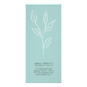 モダンセラピストスタイリストスパ植物価格表 ラックカード (裏面)