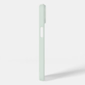 モダンセージグリーンスクリプトモノグラム Case-Mate iPhoneケース (裏面 / 右)