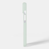 モダンセージグリーンスクリプトモノグラム Case-Mate iPhoneケース (裏面 / 左)
