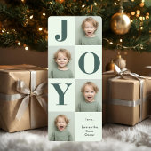 モダンセージグリーンJOY縦型フォトクリスマス