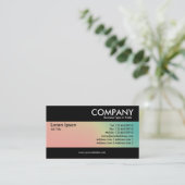 -モダンソフトグラデーション 名刺 (スタンド正面)