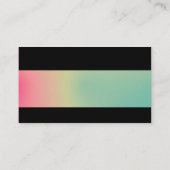 -モダンソフトグラデーション 名刺 (裏面)