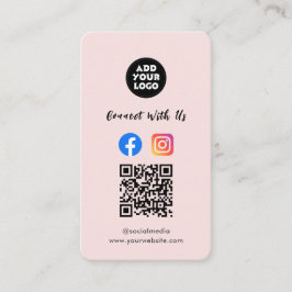 モダンソーシャルメディアQRコード | Instagram Facebook 名刺