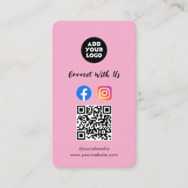 モダンソーシャルメディアQRコード | Instagram Facebook 名刺