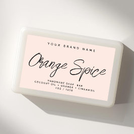 モダンソープ シンプル エレガント コスメティックス 長方形シール