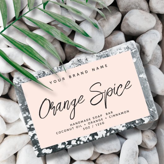 モダンソープ シンプル エレガント コスメティックス 長方形シール