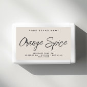 モダンソープ シンプル エレガント コスメ 長方形シール