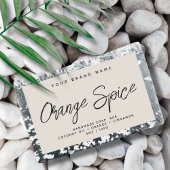 モダンソープ シンプル エレガント コスメ 長方形シール