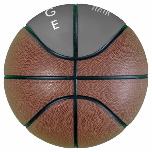 モダンタイポグラフィおもしろいパパ白髪父の日 バスケットボール (右)