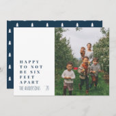 モダンタイポグラフィおもしろい写真 シーズンカード (正面/裏面)