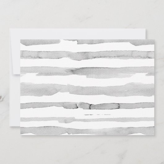 モダンタイポグラフィの卒業発表 案内状 (裏面)