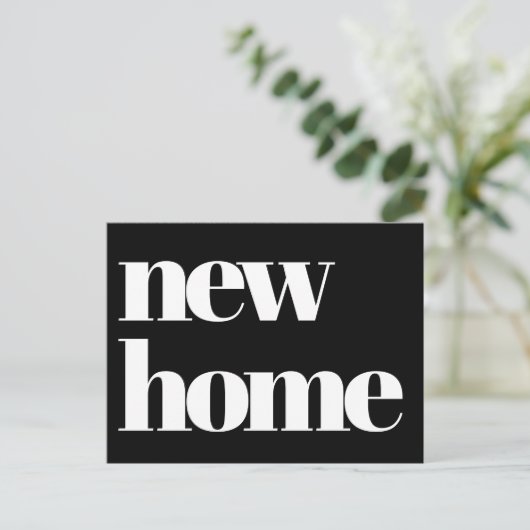 モダンタイポグラフィの移行発表 ポストカード (スタンド正面)