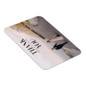 モダンタイポグラフィはっきりしたサンキューマグネット マグネット (右側)