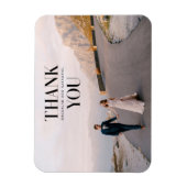 モダンタイポグラフィはっきりしたサンキューマグネット マグネット (縦)