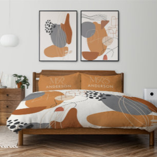 モダンタイポグラフィエレガントスクリプトmrカスタマイズ 枕カバー