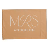 モダンタイポグラフィエレガントスクリプトmrカスタマイズ 枕カバー (正面右)