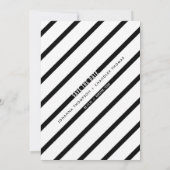 モダンタイポグラフィオーバーレイ写真の保存日付 セーブザデート (裏面)