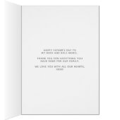 モダンタイポグラフィカスタムフォトファーザーズデイ (内側 (右))