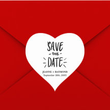 モダンタイポグラフィカスタム結婚式の日付の保存