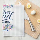 モダンタイポグラフィグラード2023 キッチンタオル (四つ折り)