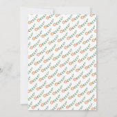 モダンタイポグラフィコーラ結婚ーのリハーサル 招待状 (裏面)