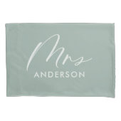 モダンタイポグラフィスエレガントクリプト 枕カバー (正面)