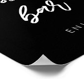 モダンタイポグラフィデザー結婚トバー徴候 ポスター (角)