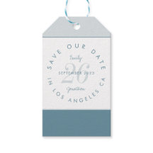 モダンタイポグラフィブルー日付の保存