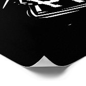 モダンタイポグラフィポスター – 「Ad Bod in Progress」 ポスター (角)