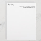 モダンタイポグラフィミニマル男らし文具 (正面/裏面)