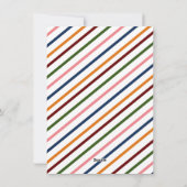 モダンタイポグラフィメリー写真 シーズンカード (裏面)