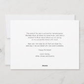 モダンタイポグラフィレッド写真コラージュのクリスマス シーズンカード (裏面)