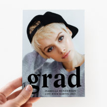 モダンタイポグラフィ写真の卒業