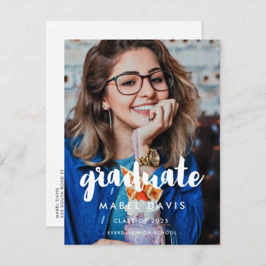 モダンタイポグラフィ写真科 ポストカード (正面/裏面)