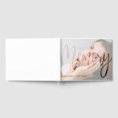 モダンタイポグラフィ写真記念絵本 ゲストブック (全面)