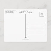 モダンタイポグラフィ写結婚真の発表 シーズンポストカード (裏面)