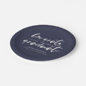 モダンタイポグラフィ卒業党 ペーパープレート (アングル)