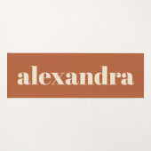 モダンタイポグラフィ名 |さび  ヨガマット (正面(横))