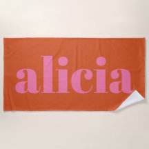 モダンタイポグラフィ名 |ピンクオレンジ 