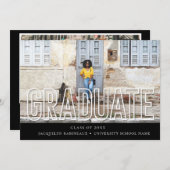 モダンタイポグラフィ大学院写真のお知らせ 招待状 (正面/裏面)