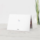 モダンタイポグラフィ愛と感謝してい文字デザインの カード (裏面)