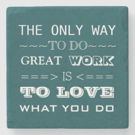 モダンタイポグラフィ感動的引用文 ストーンコースター