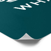 モダンタイポグラフィ感動的引用文 ポスター (角)