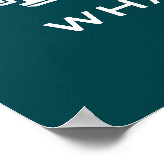 モダンタイポグラフィ感動的引用文 ポスター (角)