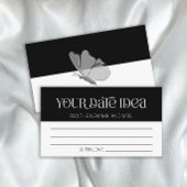 モダンタイポグラフィ日の夜アイディア。日付jar エンクロージャーカード