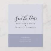 モダンタイポグラフィ日付の保存BUDGET (正面)