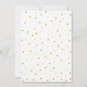 モダンタイポグラフィ結婚のリハーサルディナーカード 招待状 (裏面)