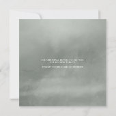 モダンタイポグラフィ結婚写真 招待状 (裏面)
